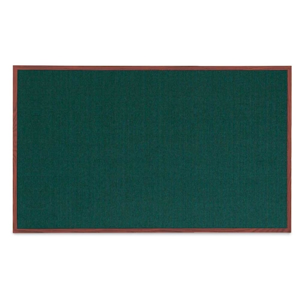 Combo Board, 18"x24", Black Frame/White Porcelain & Rubber